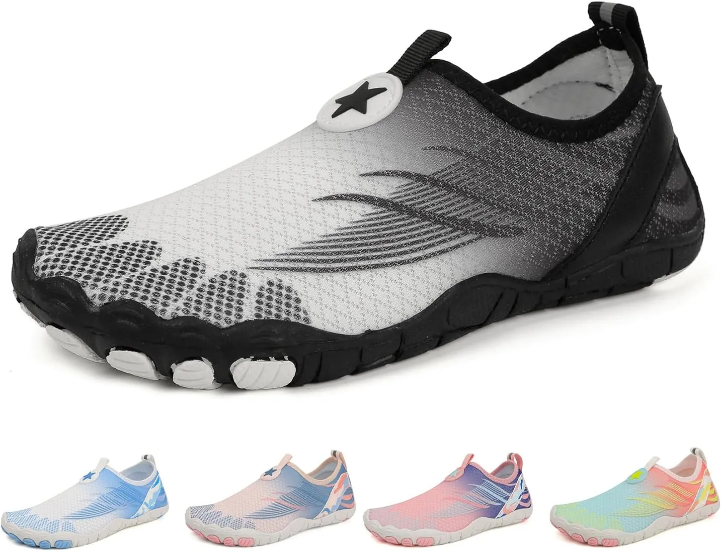 Hike Shoes for Women Non-Slip Outdoor Unisex Water Pro Beach Shoe Quick Dry Toe Athletic Barefoot Water Shoes Comfortable & Lightweight Hiking Walking Diving Surf Outdoor Water Sports Footwear
