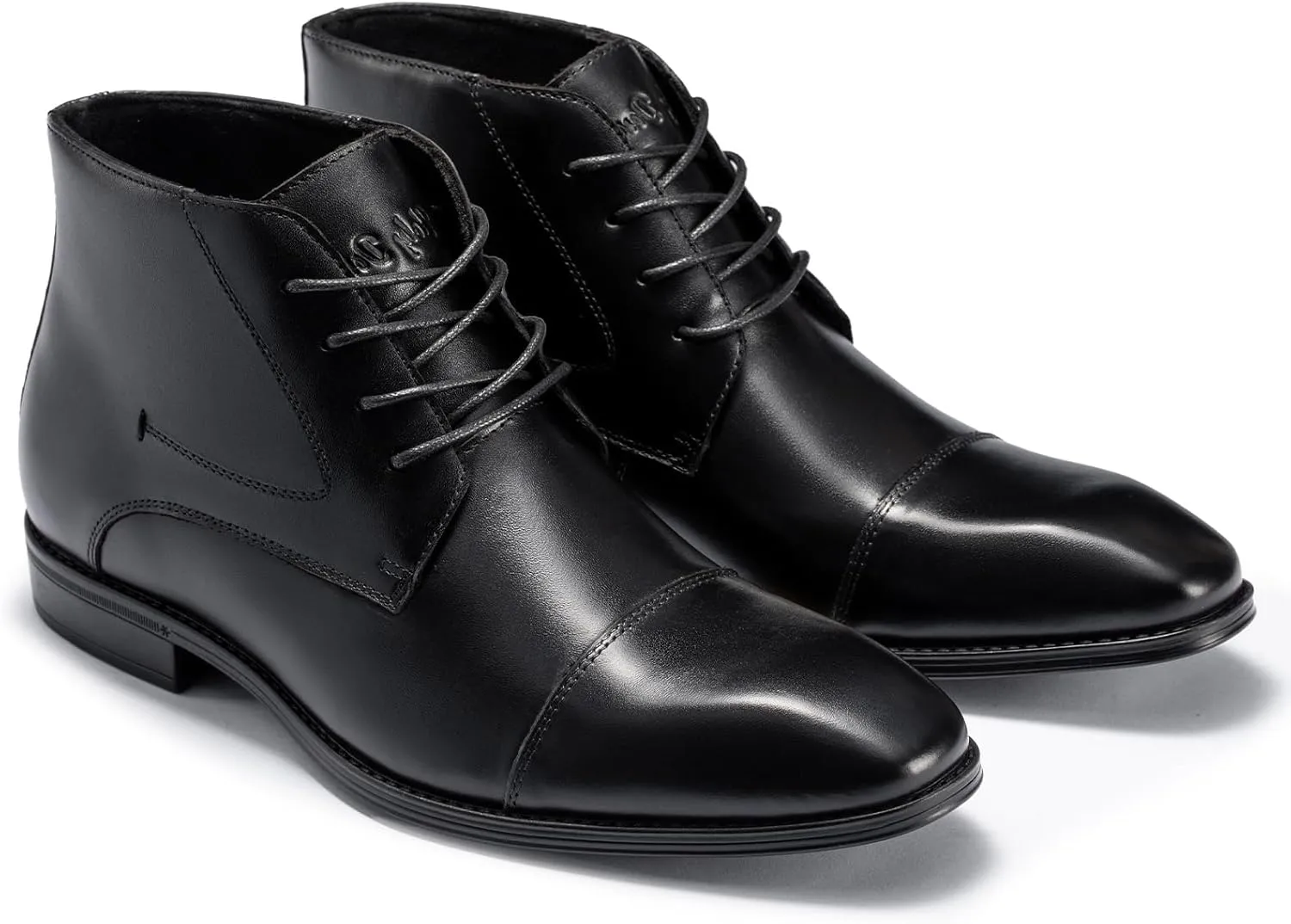 Holy dove Mens Dress Boots,Premium Leather Oxford Chukka, Waterproof Non-Slip Business Boots for Men‌‌