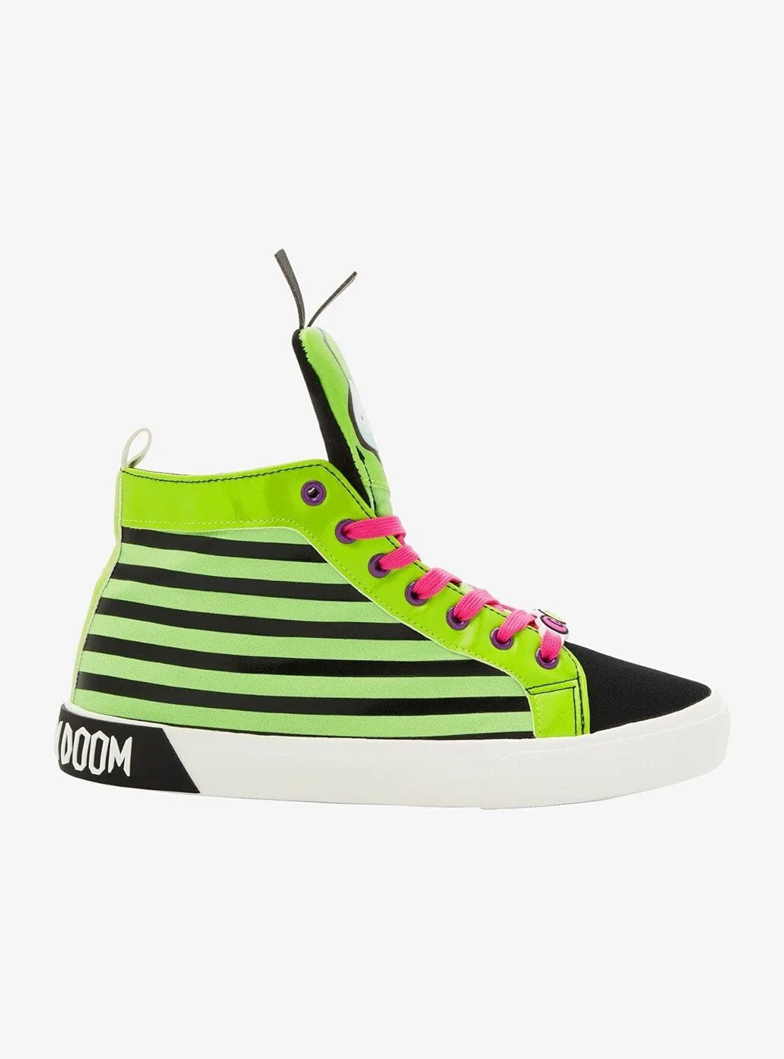 Invader Zim GIR Stripe Hi-Top Sneakers MULTI