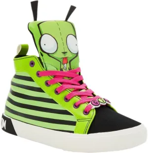 Invader Zim GIR Stripe Hi-Top Sneakers MULTI