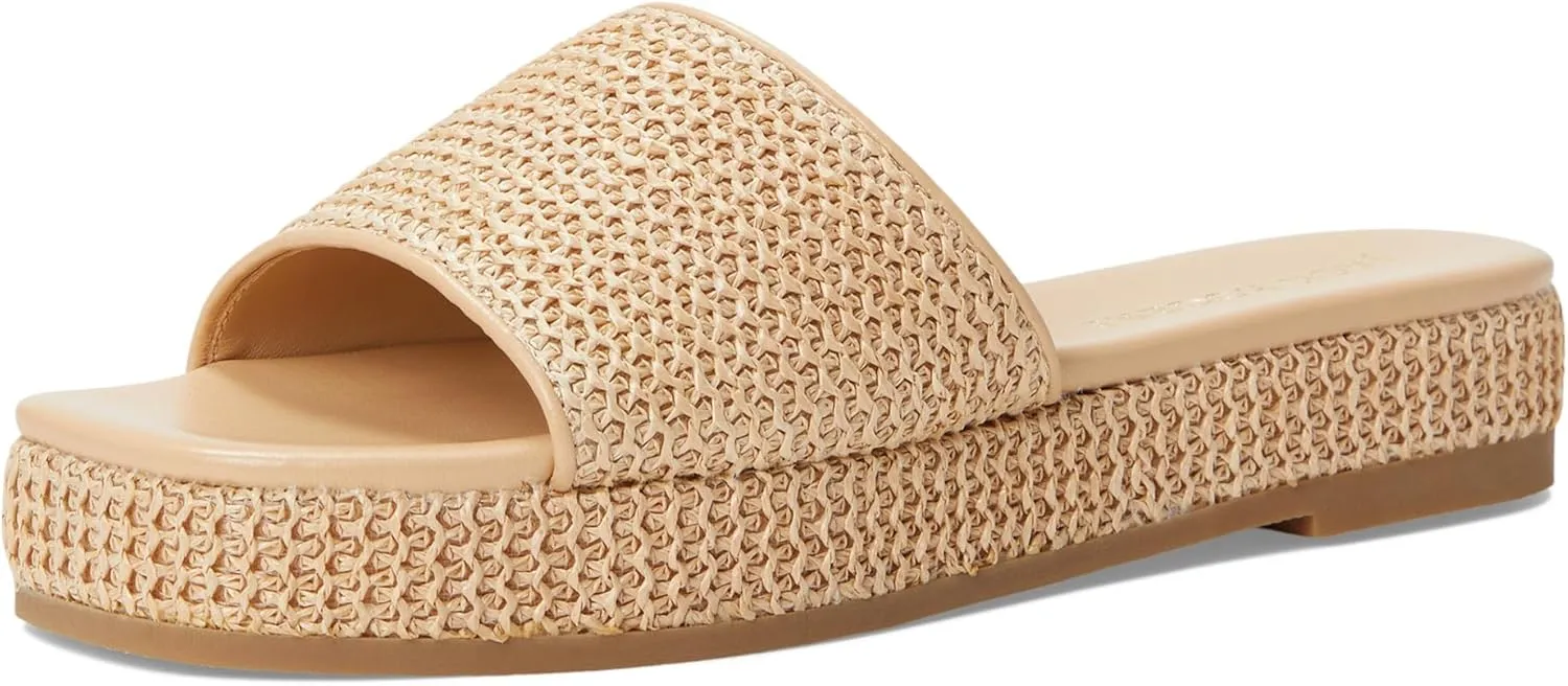 Jack Rogers Women's Bay Flatform Sandal-Raffia