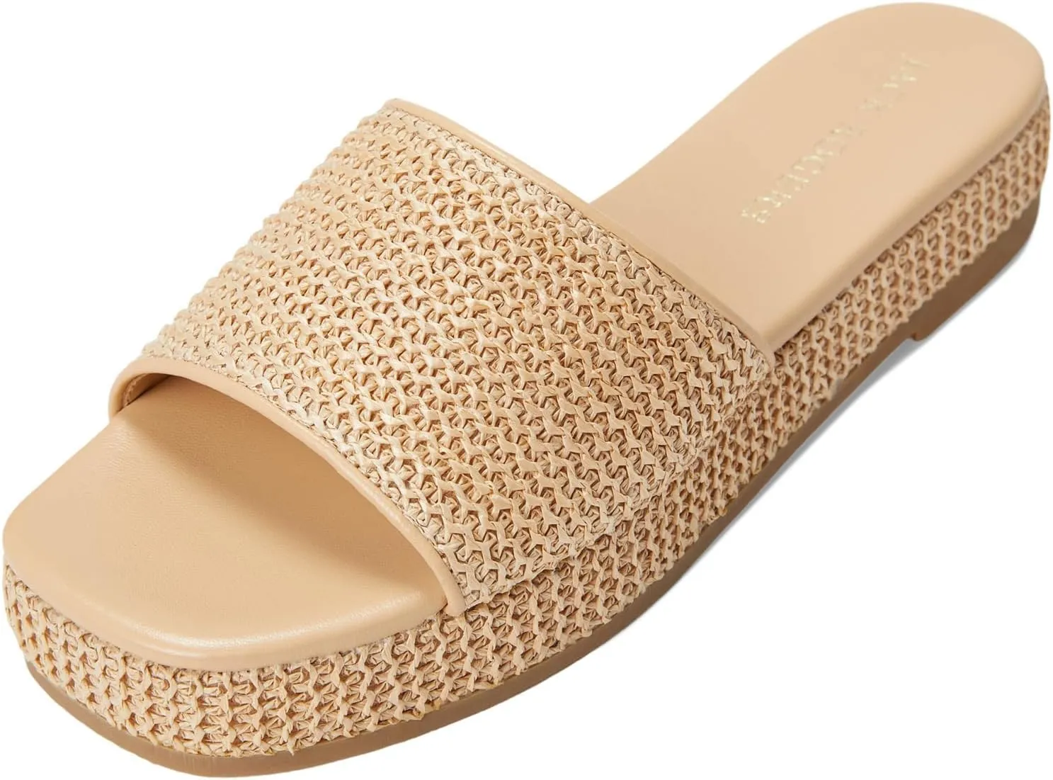 Jack Rogers Women's Bay Flatform Sandal-Raffia