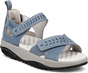 Jambu Womens Sedona Cut Out Ankle Strap Casual Sandals Casual - Red