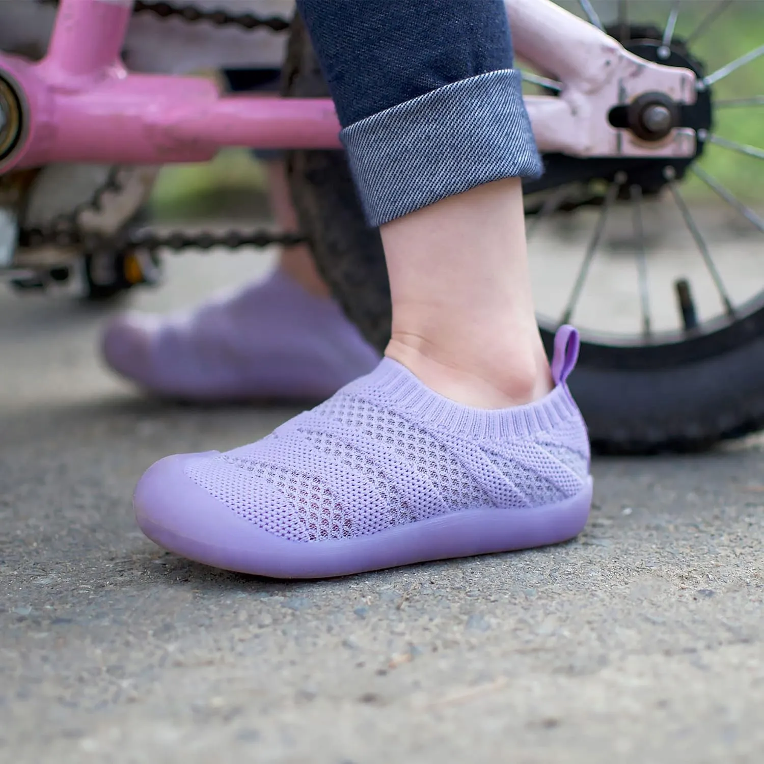 JAN & JUL Machine Washable Knit Shoes | Breathable Light-Weight Sneakers (Baby/Toddler/Little Kid)