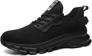 JiuQing Safety Shoes Mesh Steel Toe Sneakers Non-Slip Reflective Lightweight Industrial Work Shoes Comfortable