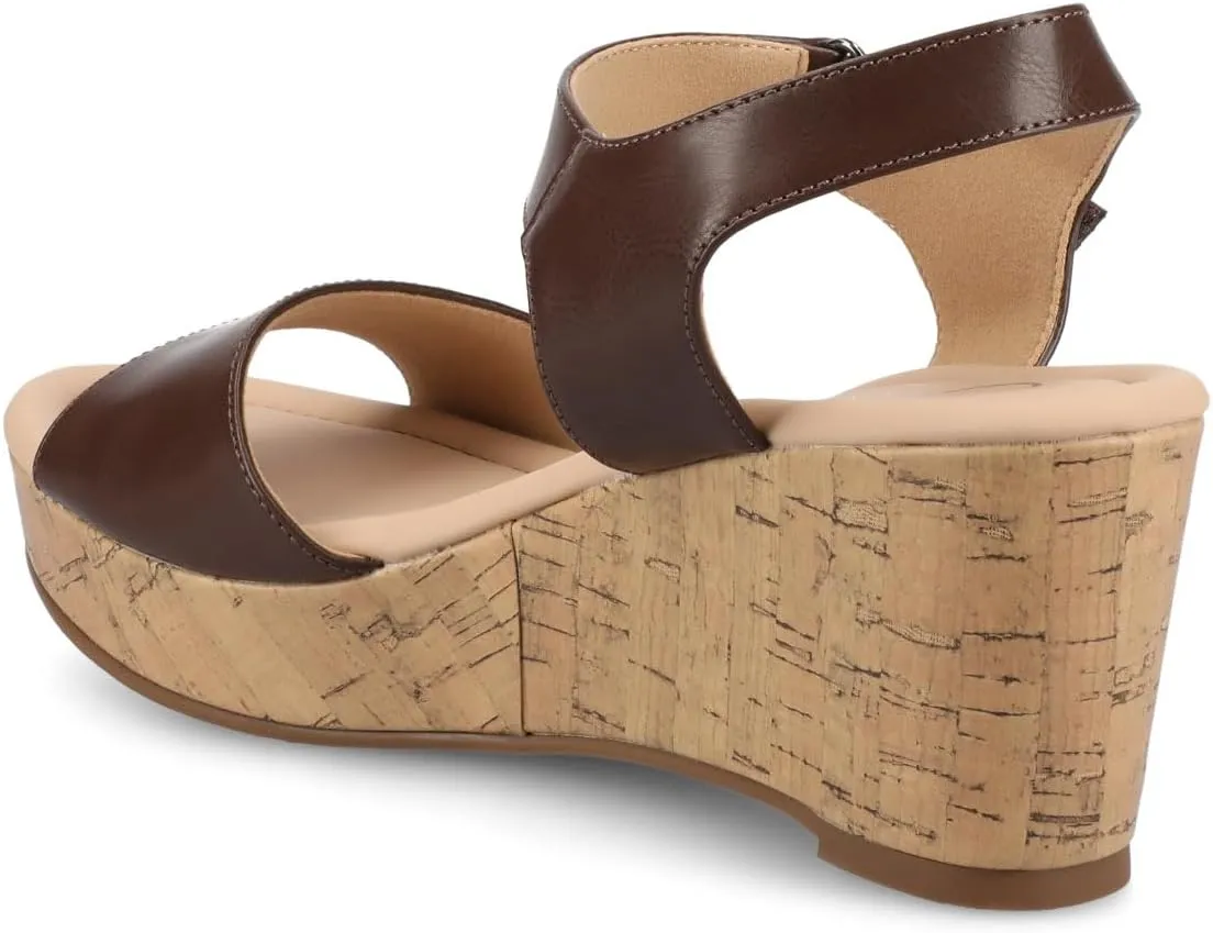 Journee Collection Women's Ranae Wedge Sandal