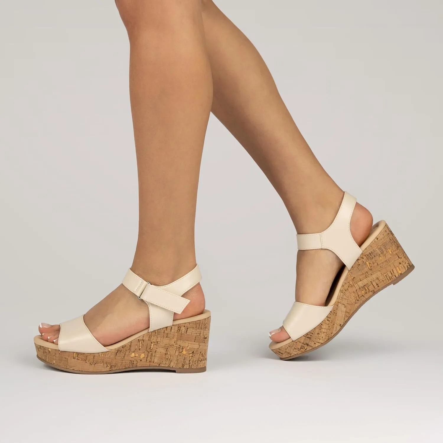 Journee Collection Women's Ranae Wedge Sandal