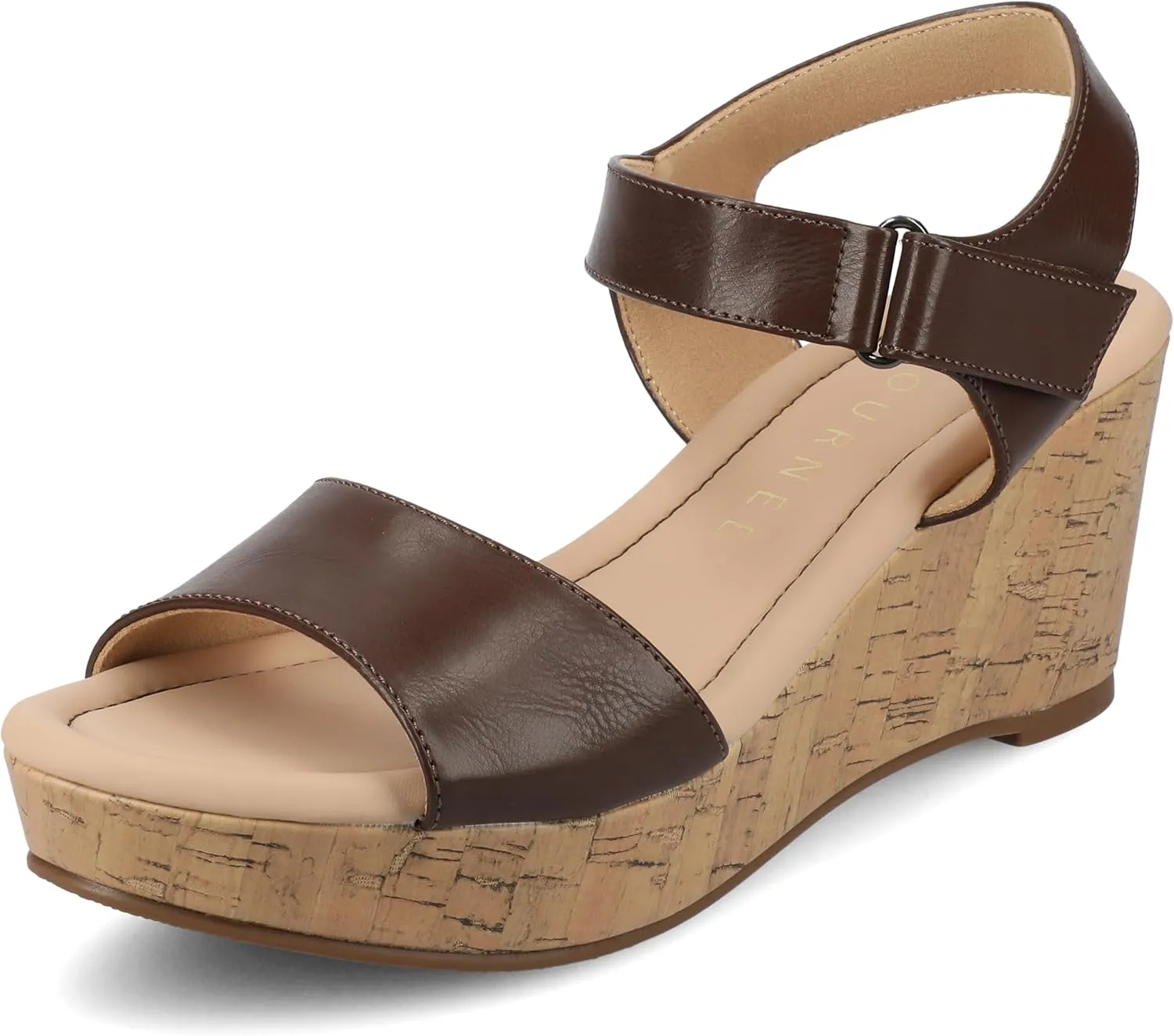 Journee Collection Women's Ranae Wedge Sandal