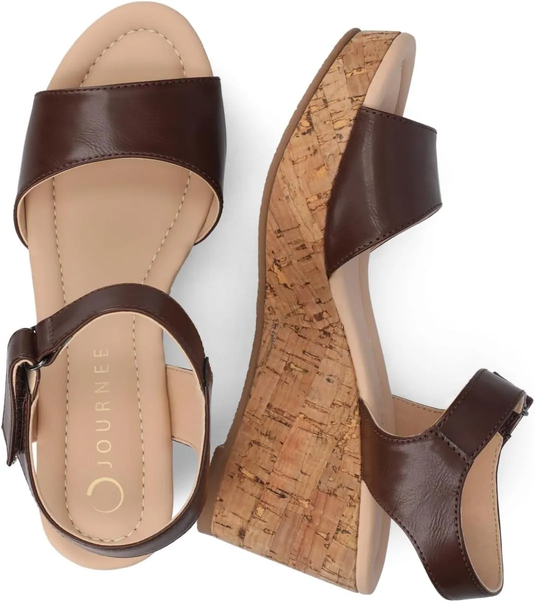 Journee Collection Women's Ranae Wedge Sandal