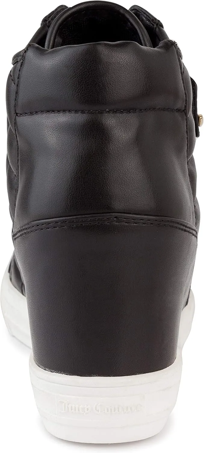 Juicy Couture Women's Platform Wedge Sneakers High-Top Shoes-Journey
