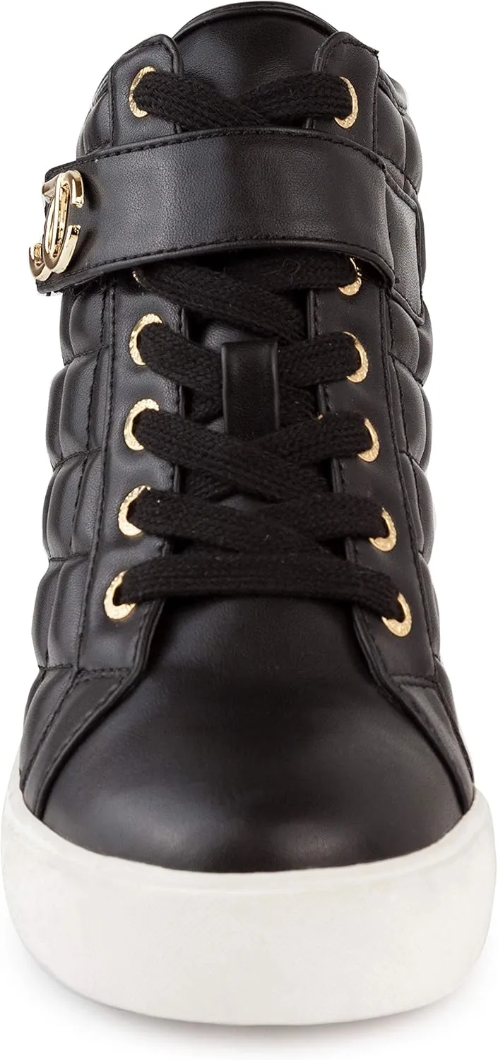 Juicy Couture Women's Platform Wedge Sneakers High-Top Shoes-Journey