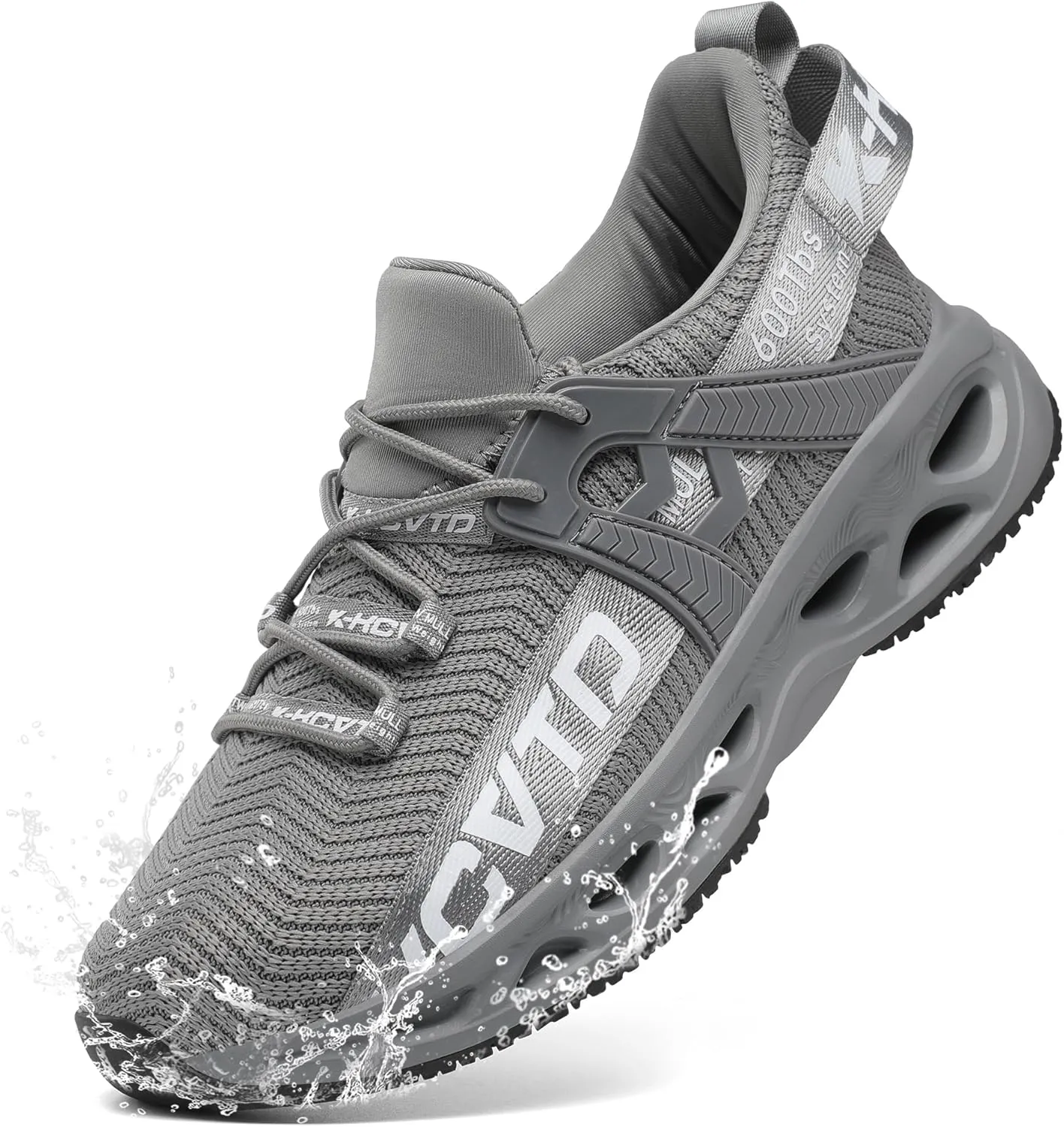 KCVTD Steel Toe Shoes for Men Safety Work Shoes Women Indestructible Steel Toe Sneakers Puncture Proof Slip Resistant Construction Shoe