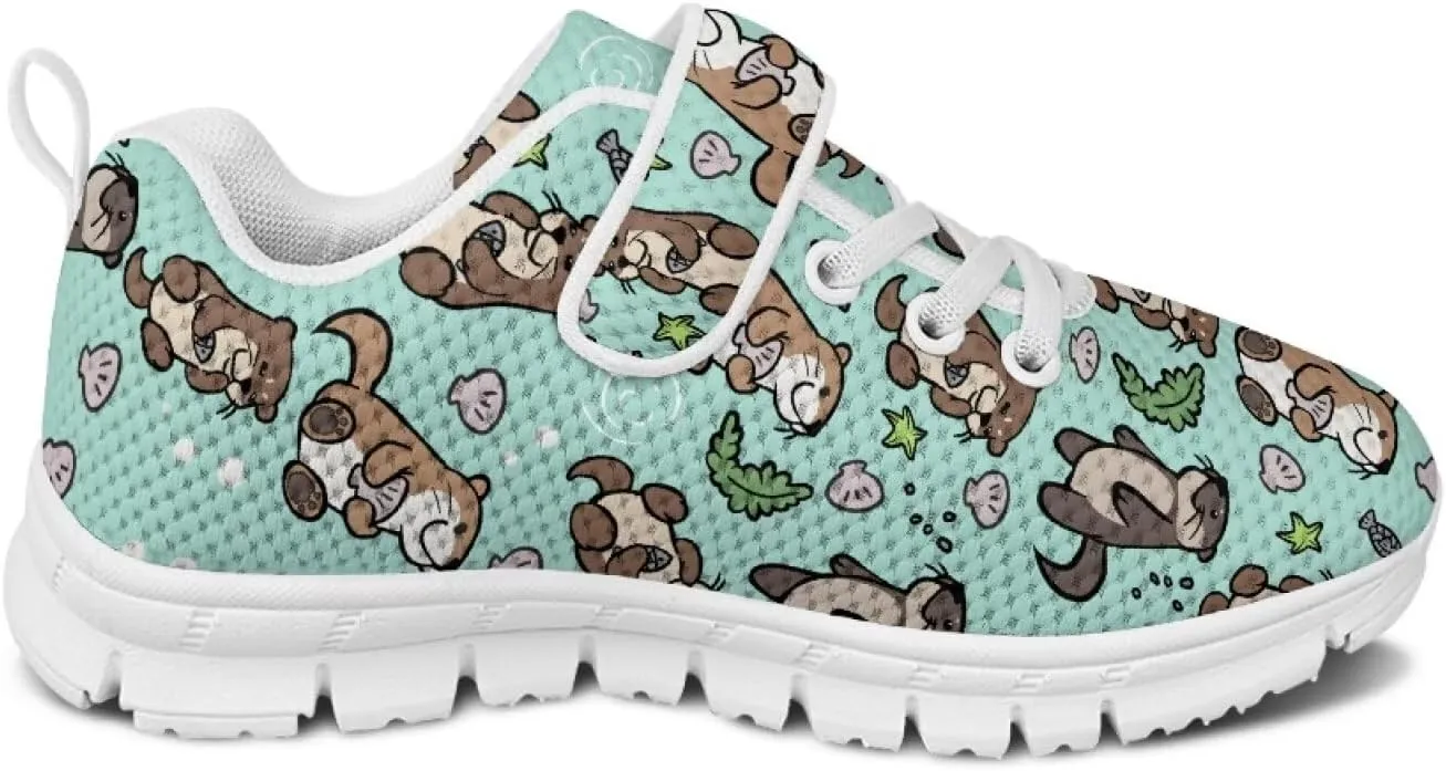 Kid Girls Boys School Loafers Shoes with One Strap Non-Slip Bungee Running Shoes Casual Sneakers Cushion Sneaker