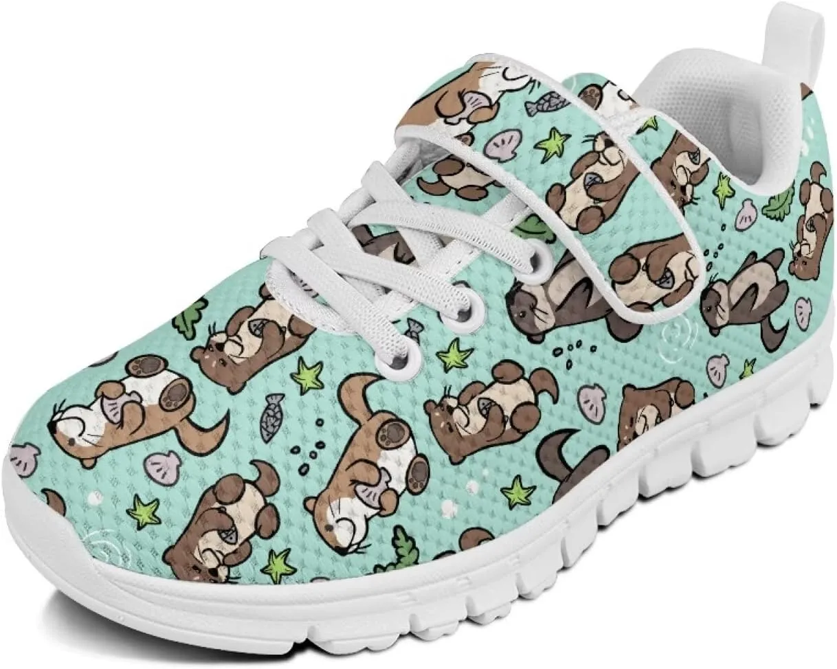 Kid Girls Boys School Loafers Shoes with One Strap Non-Slip Bungee Running Shoes Casual Sneakers Cushion Sneaker