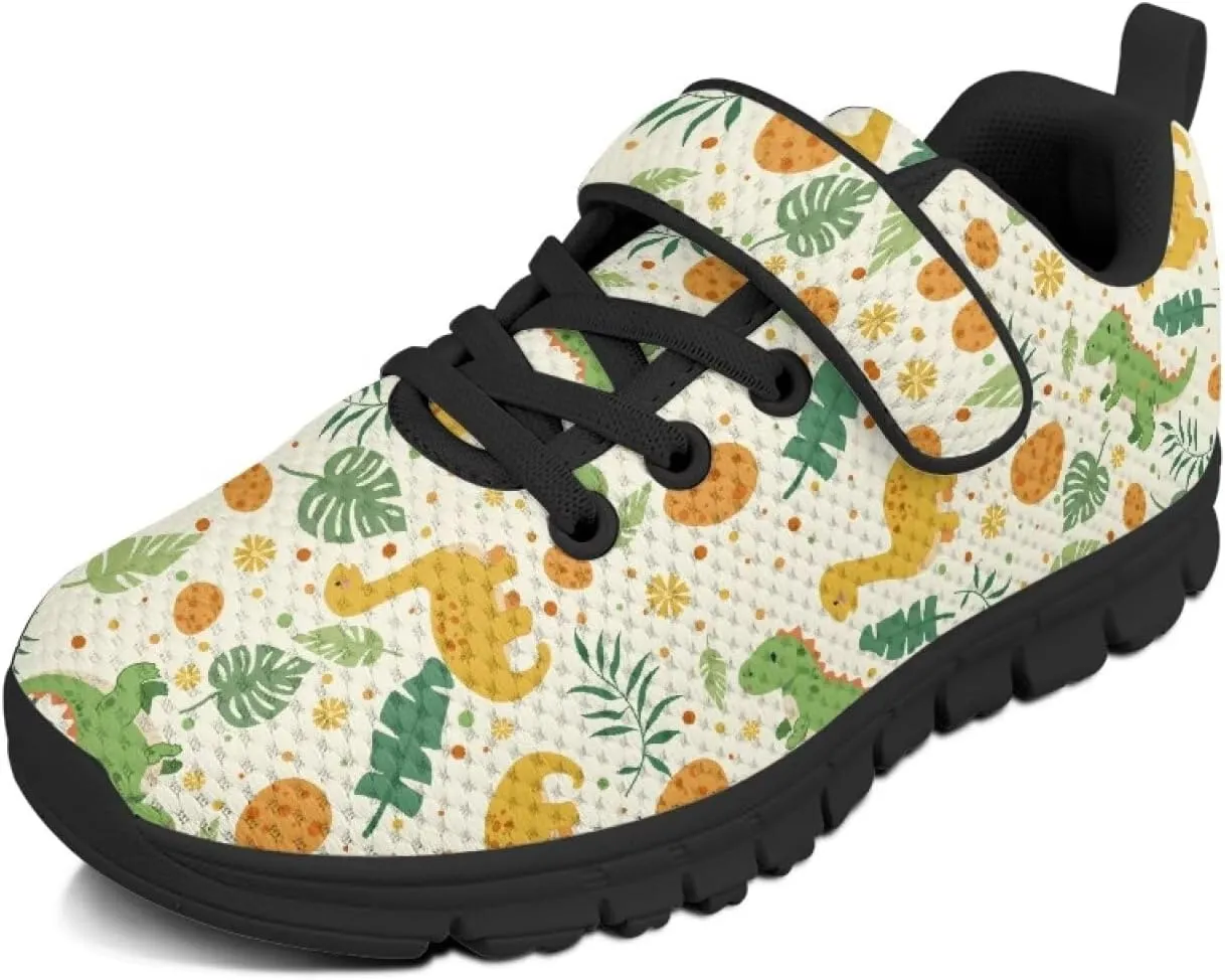 Kids Strap Sneakers Non-Slip School Loafers Shoes Sports Running Walking Shoes Casual Wide Barefoot Shoes