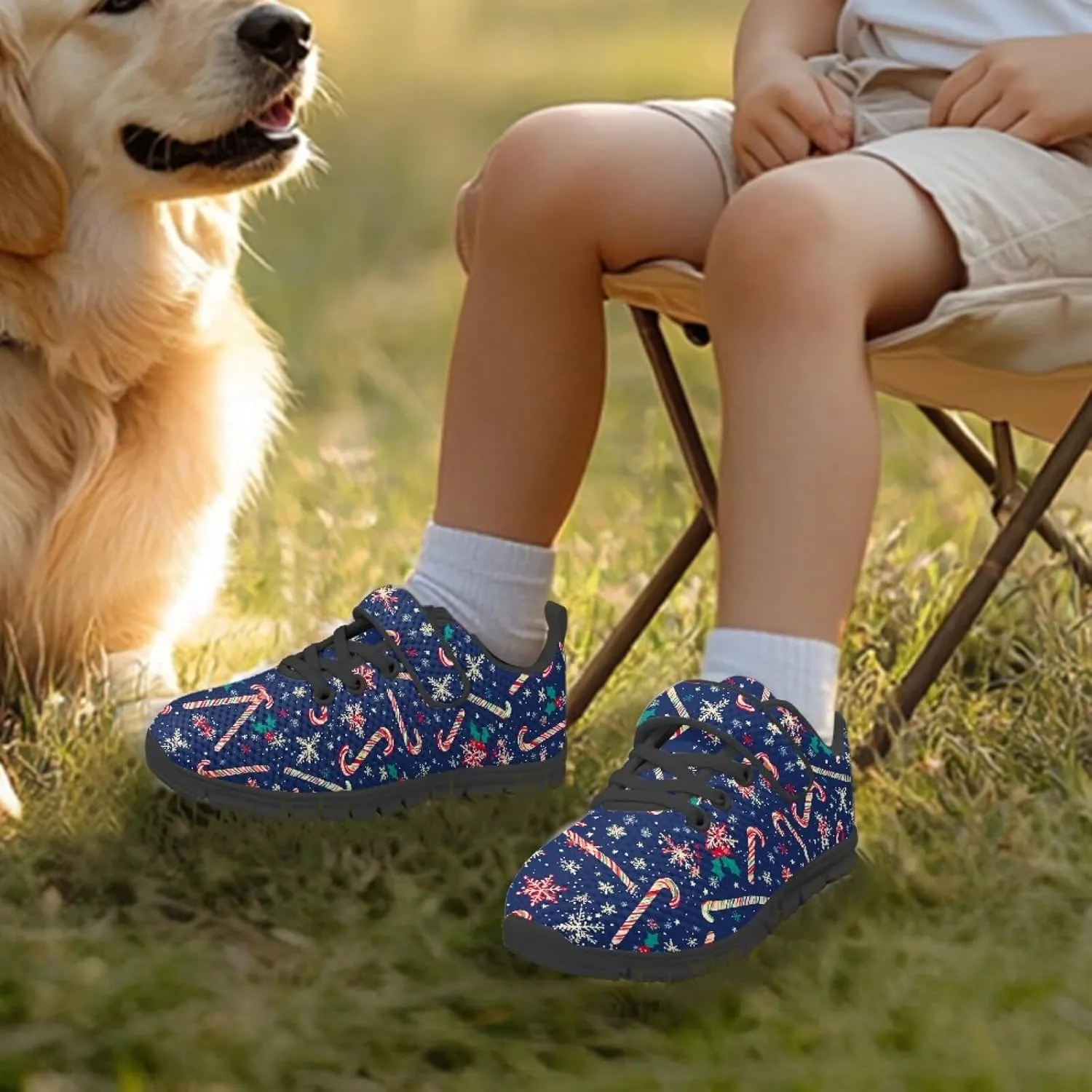 Kids Strap Sneakers Non-Slip School Loafers Shoes Sports Running Walking Shoes Casual Wide Barefoot Shoes
