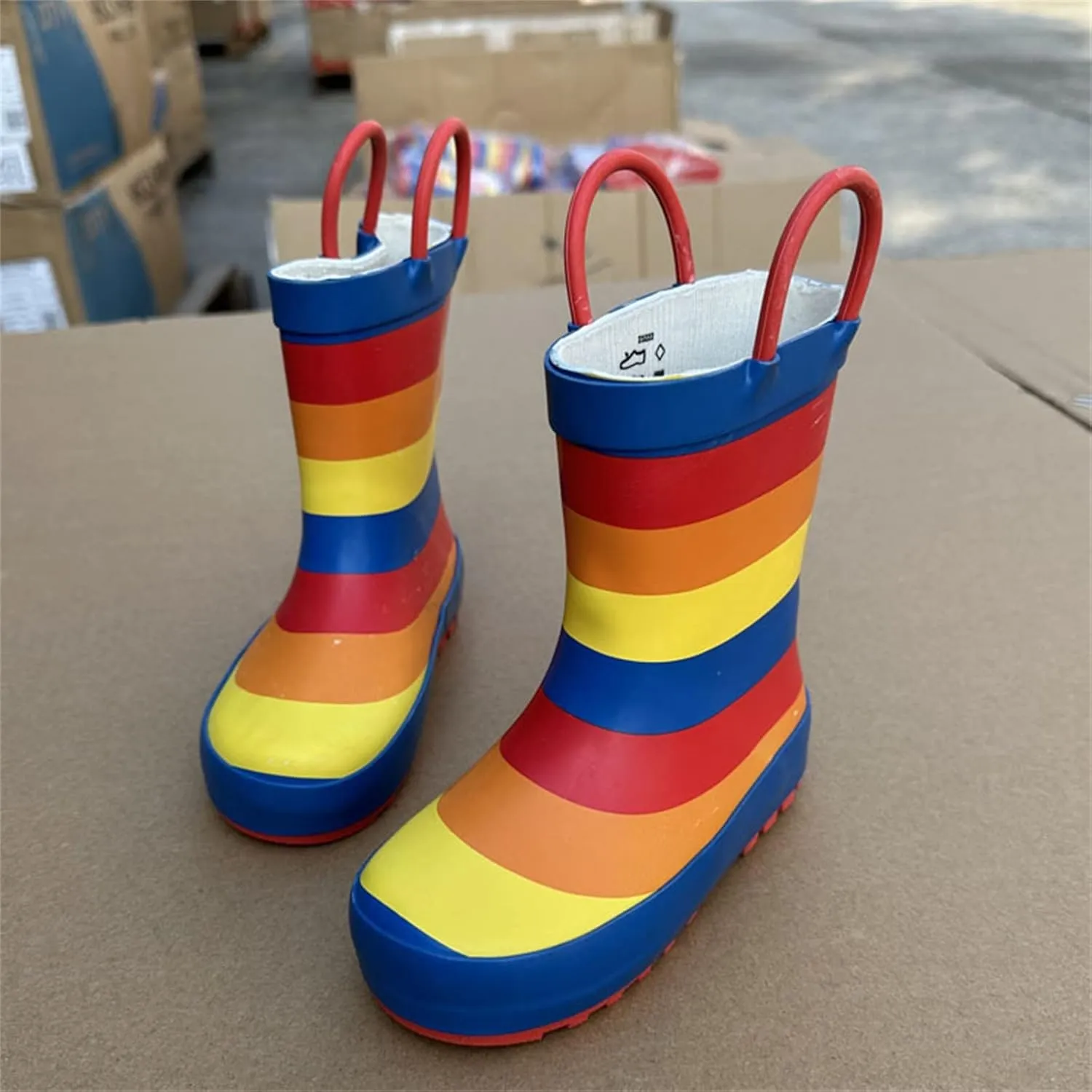 Kids Unisex Original First Classic Rainbow Giant Glitter Boot (Toddler/Little Kid) For Puddle Toddler Ballet