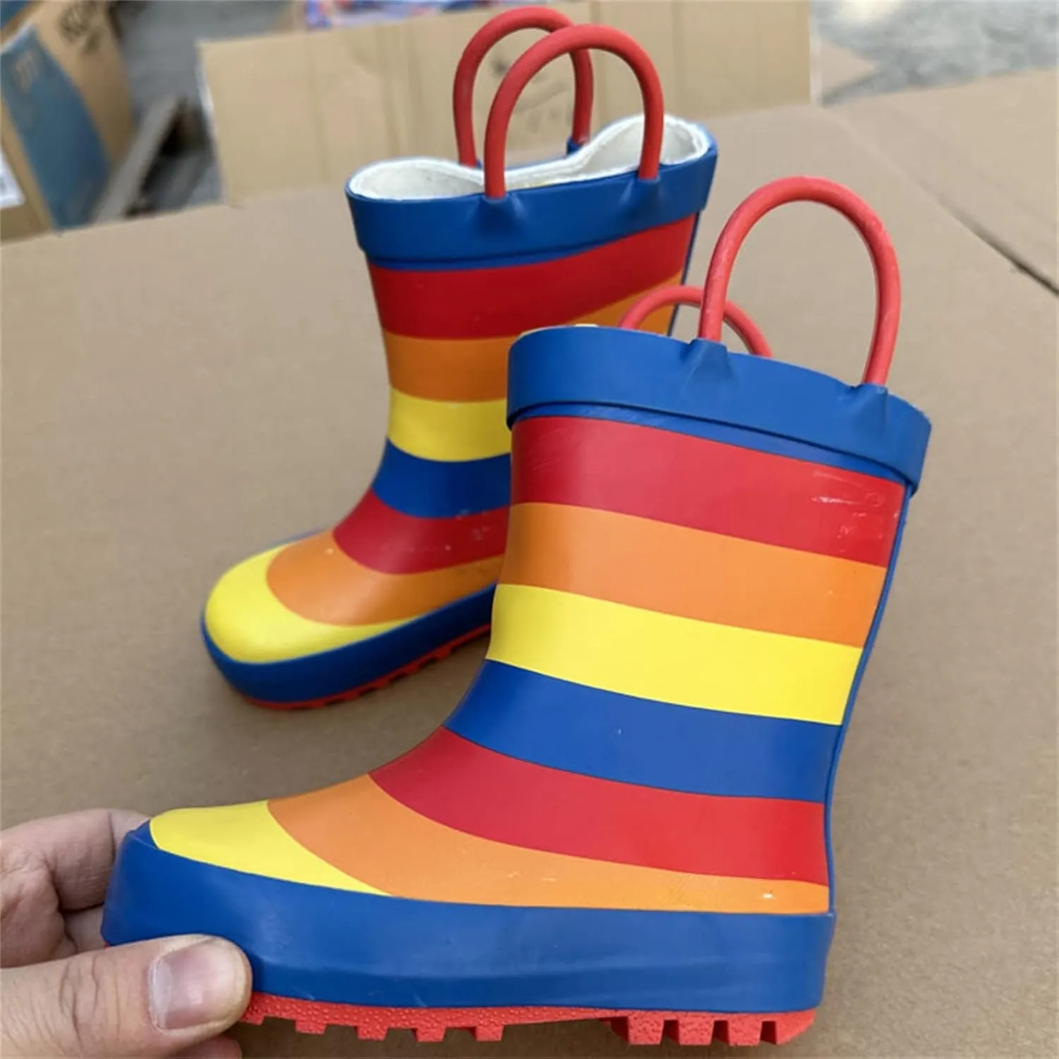 Kids Unisex Original First Classic Rainbow Giant Glitter Boot (Toddler/Little Kid) For Puddle Toddler Ballet