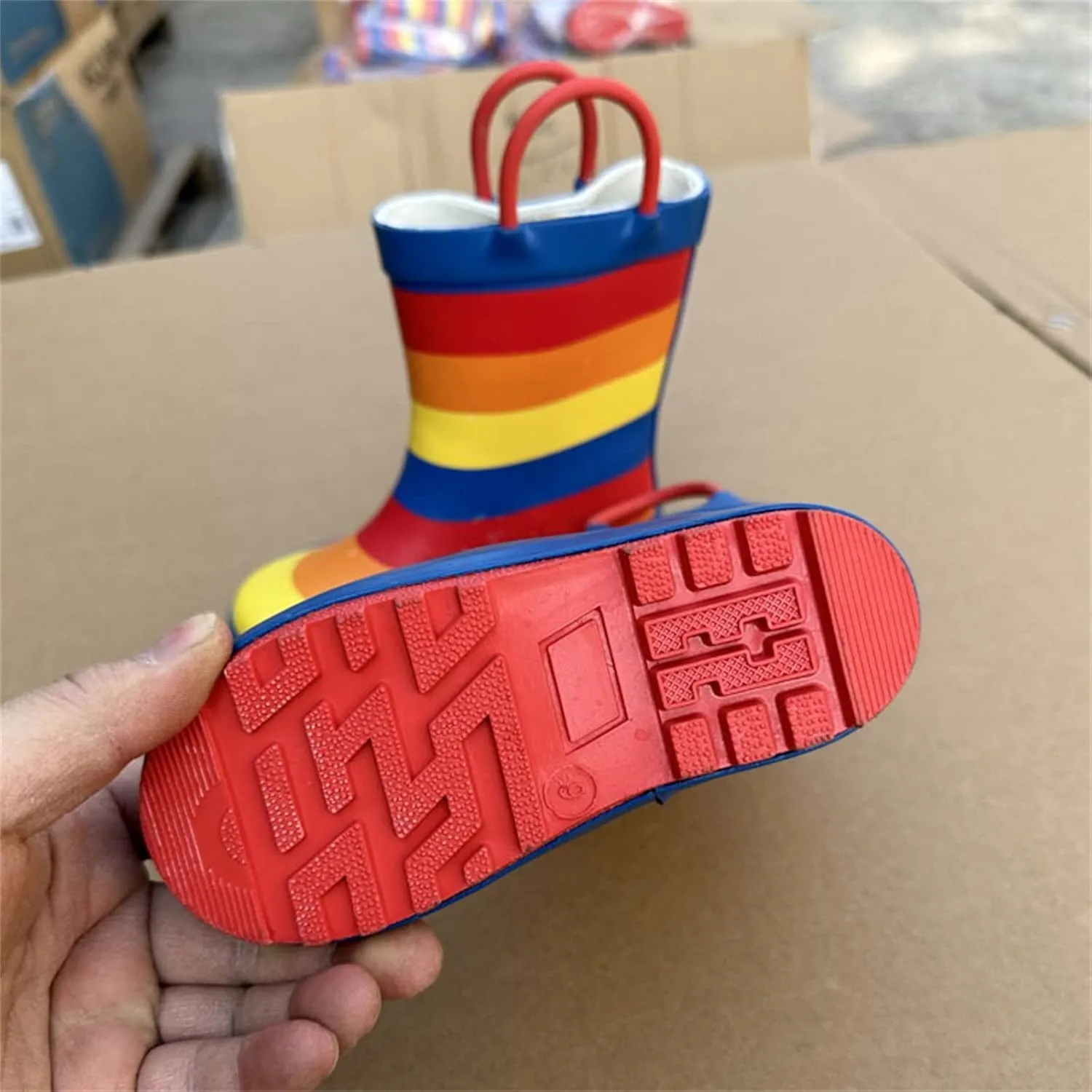 Kids Unisex Original First Classic Rainbow Giant Glitter Boot (Toddler/Little Kid) For Puddle Toddler Ballet