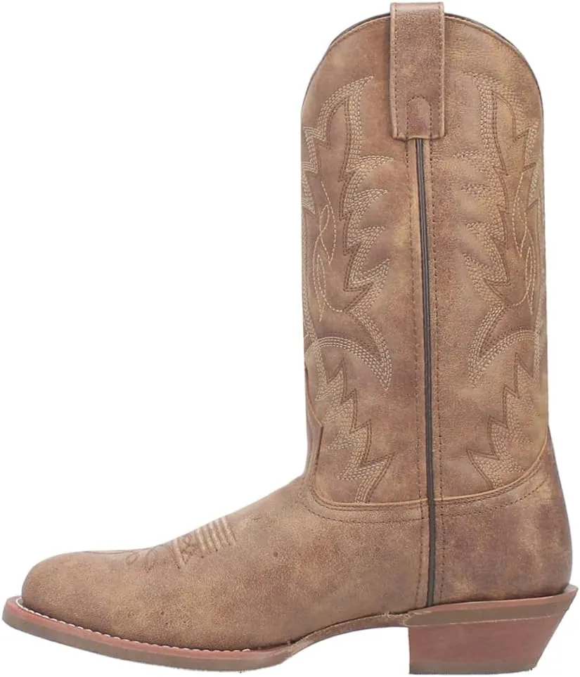 Laredo Mens Weller Round Toe Casual Boots Mid Calf - Brown