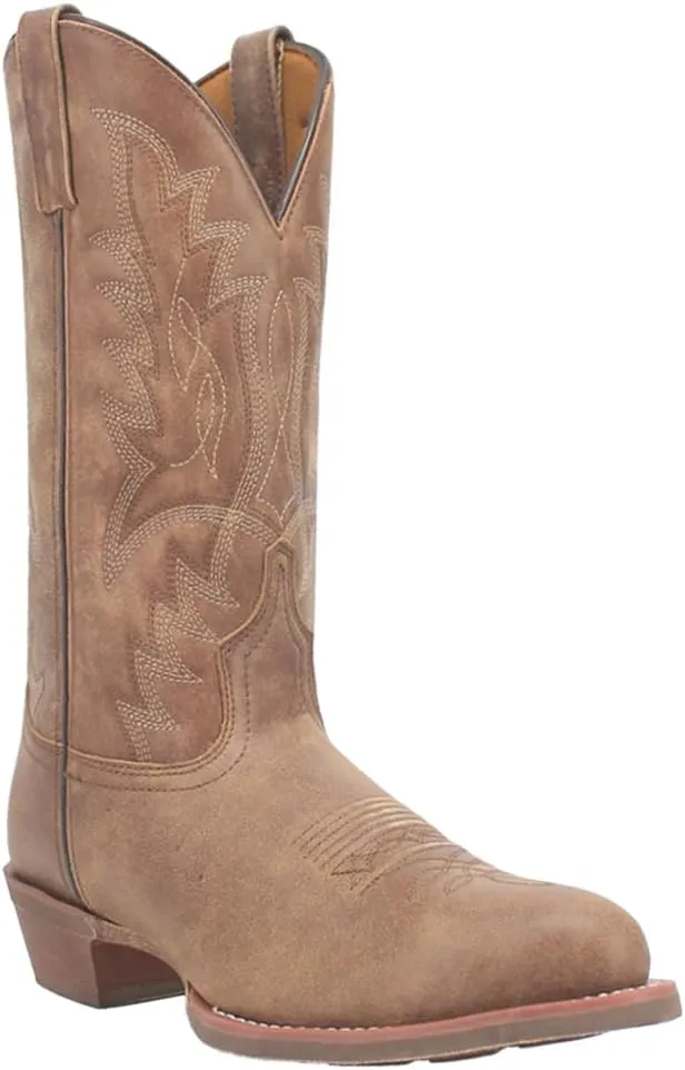 Laredo Mens Weller Round Toe Casual Boots Mid Calf - Brown