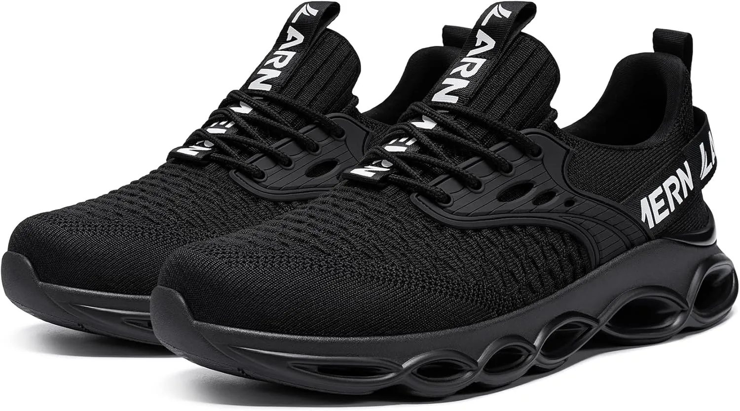 LARNMERN Steel Toe Shoes for Men Women Wide Lightweight Safety Sneakers Comfortable Safety Shoes Colorful Tennis Work Shoes