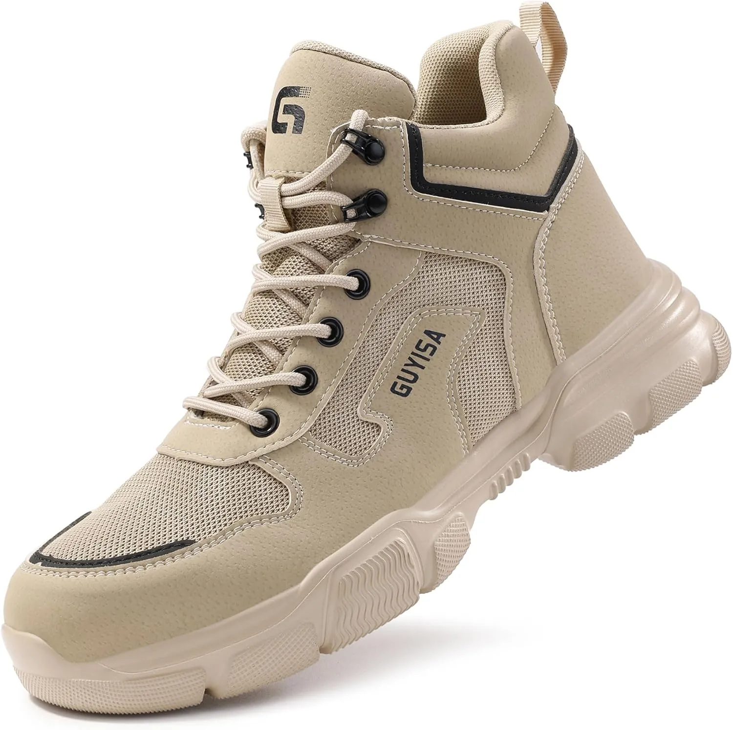 Lightweight Work Safety Shoes Steel Toe Industry Construction Slip Resistant Sneakers