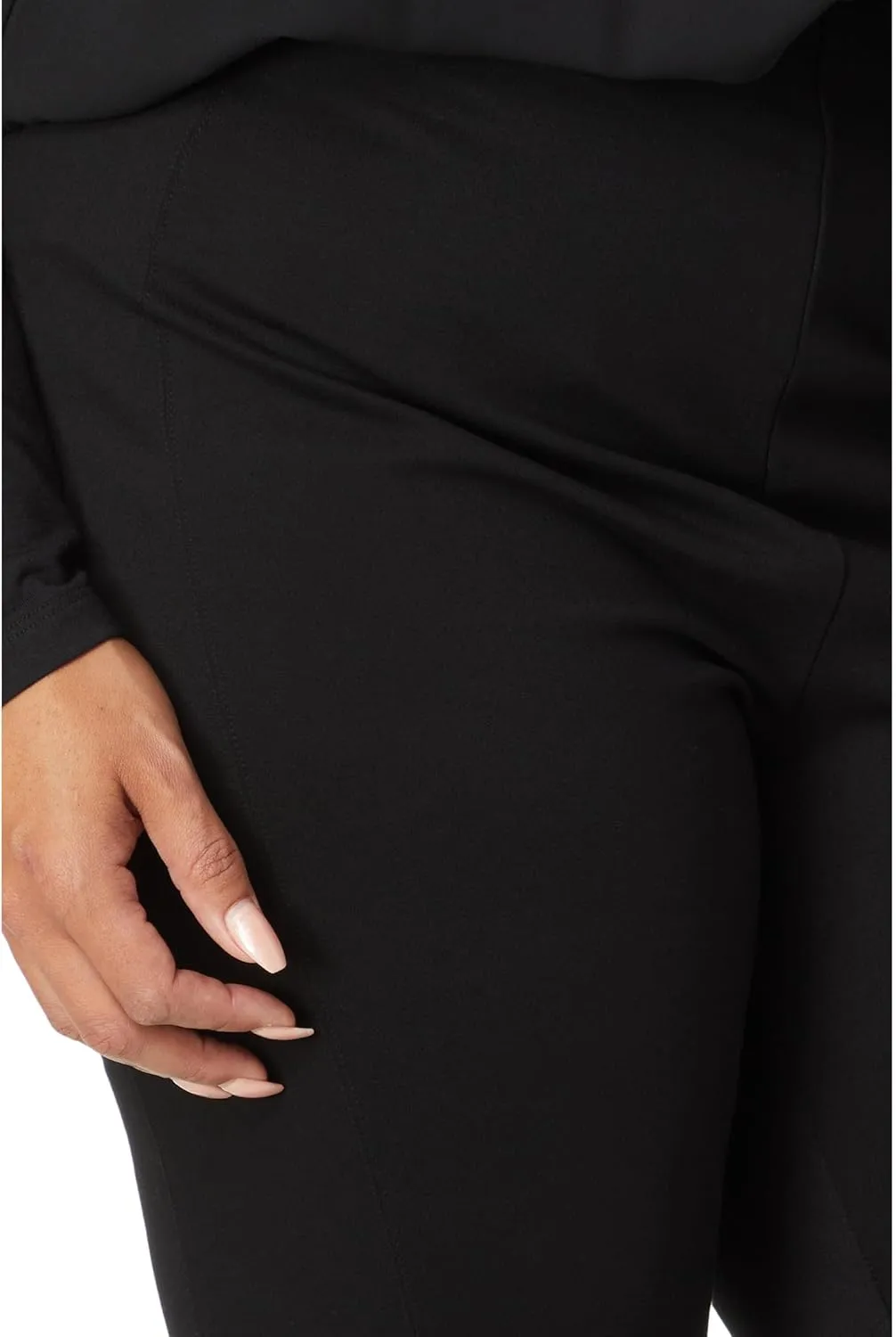 Lyssé Women's Plus Size Laura Seamed Ponte Legging
