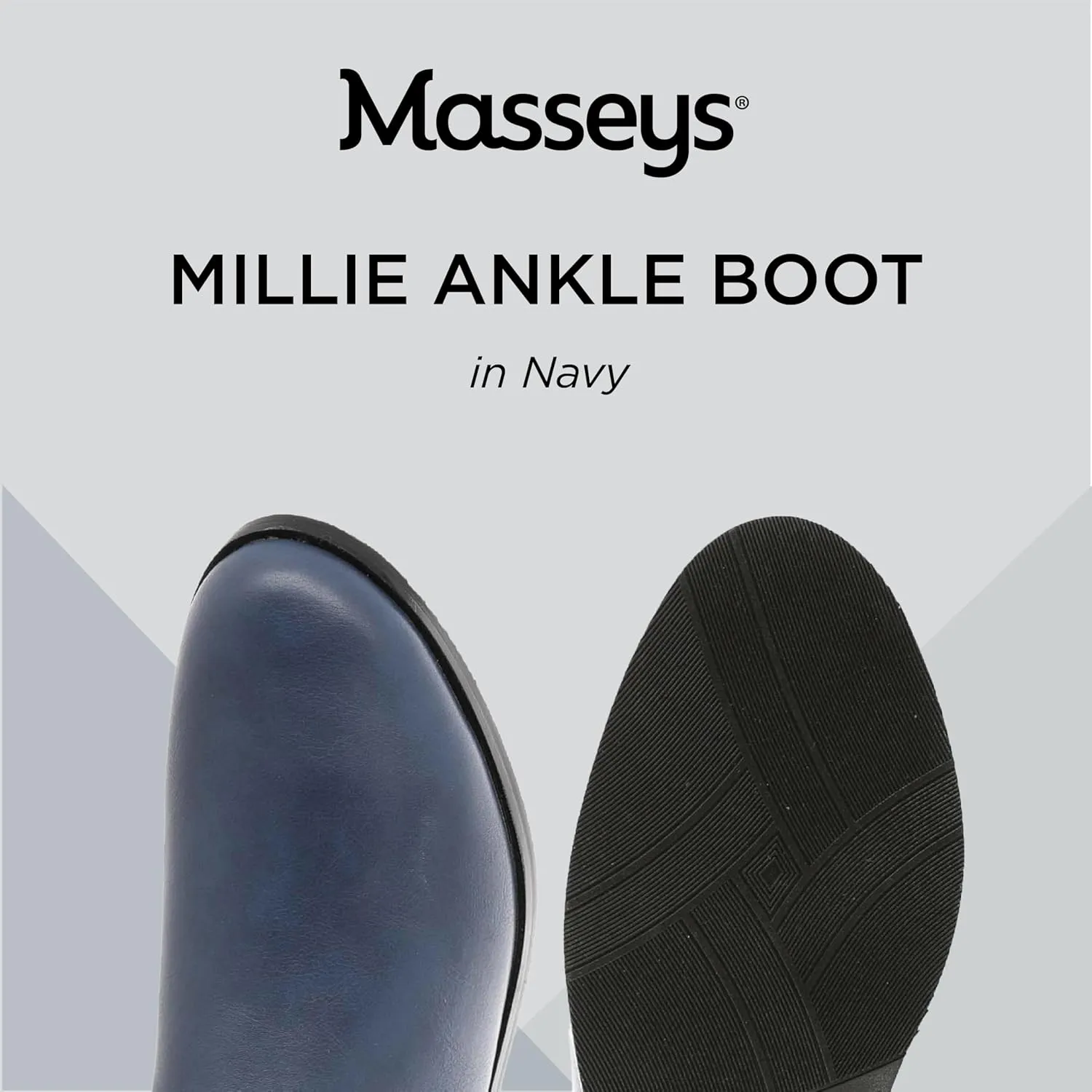 Masseys Women's Millie Ankle Boot with Buckle Detail