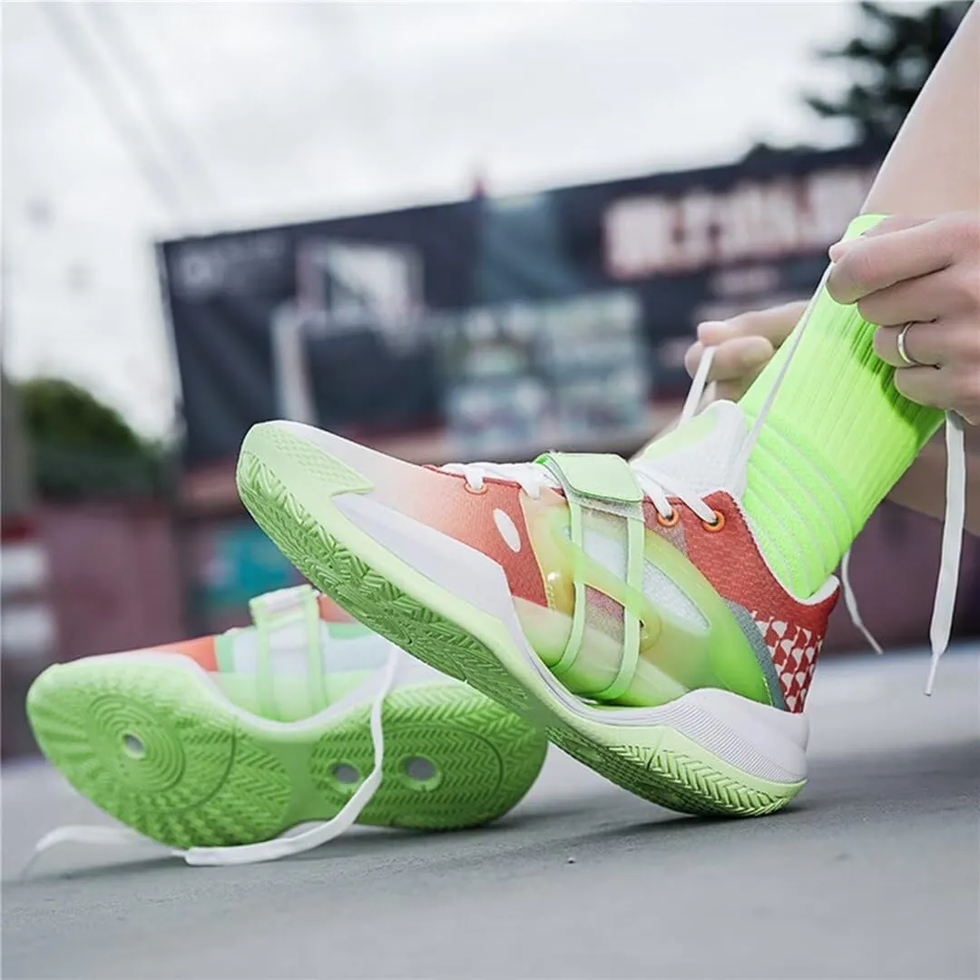 Mens Basketball Shoes for Women High Top Outdoor Streetball Master Breathable Non Slip Fashion Running Sneakers
