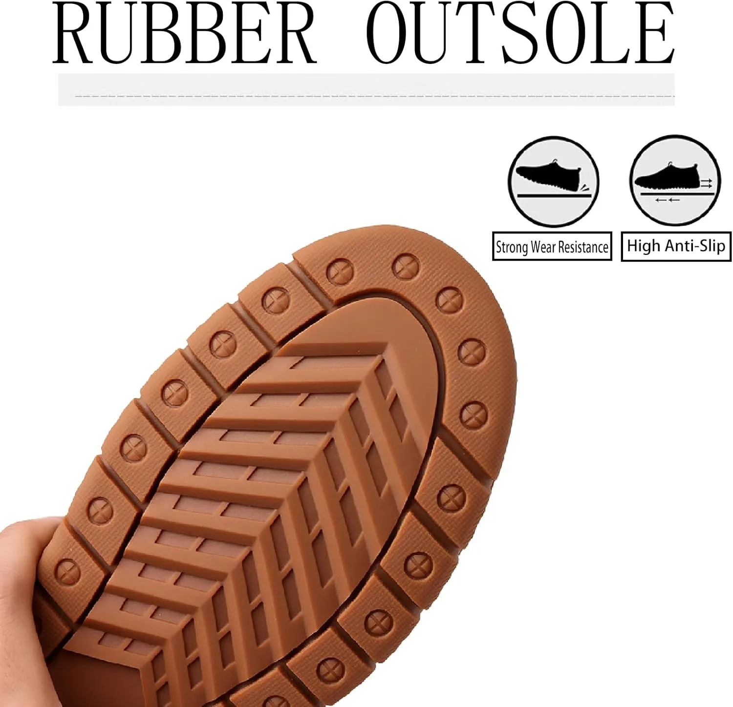 Men's Leather Hand Stitching Penny Loafers Lightweight Breathable Round Toe Slip On Flat Moccasins Outdoor Casual Driving Walking Shoes