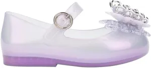 mini melissa Sweet Love Fly Mary Jane Jelly Shoes for Babies & Toddlers - Ballet Flats w/Butterfly Design & Adjustable Strap