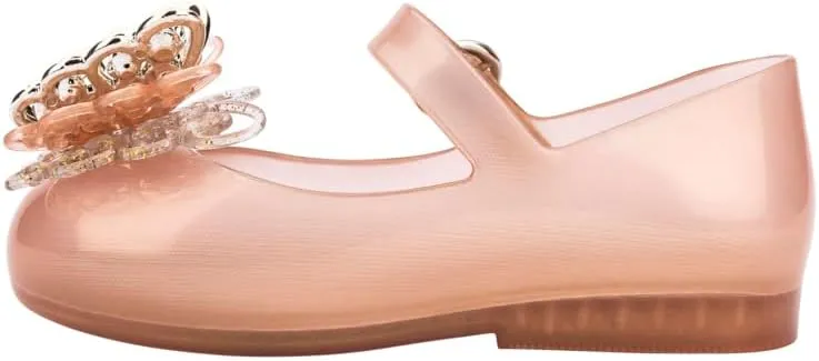 mini melissa Sweet Love Fly Mary Jane Jelly Shoes for Babies & Toddlers - Ballet Flats w/Butterfly Design & Adjustable Strap