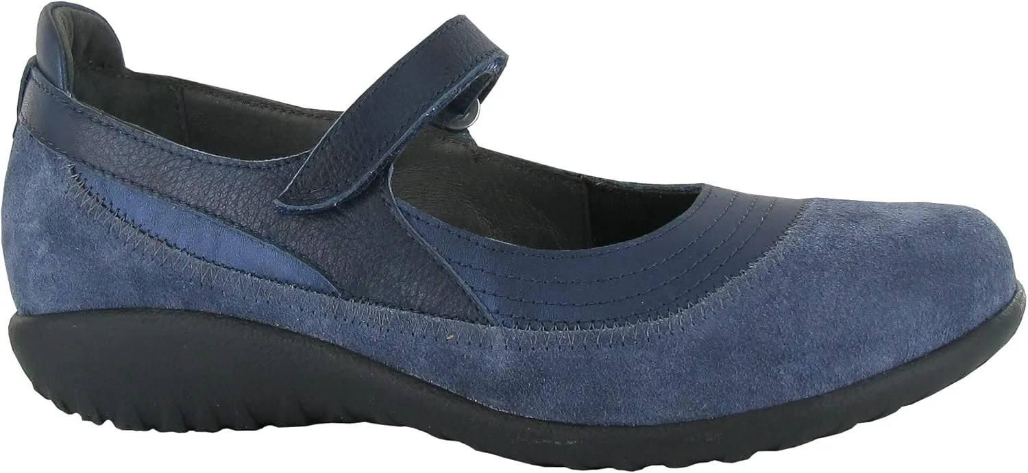 NAOT Footwear Women's Kirei Maryjane with Cork Footbed and Arch Comfort and Support - Lightweight and Perfect for Travel- Removable Footbed