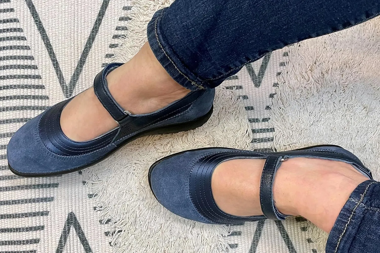NAOT Footwear Women's Kirei Maryjane with Cork Footbed and Arch Comfort and Support - Lightweight and Perfect for Travel- Removable Footbed