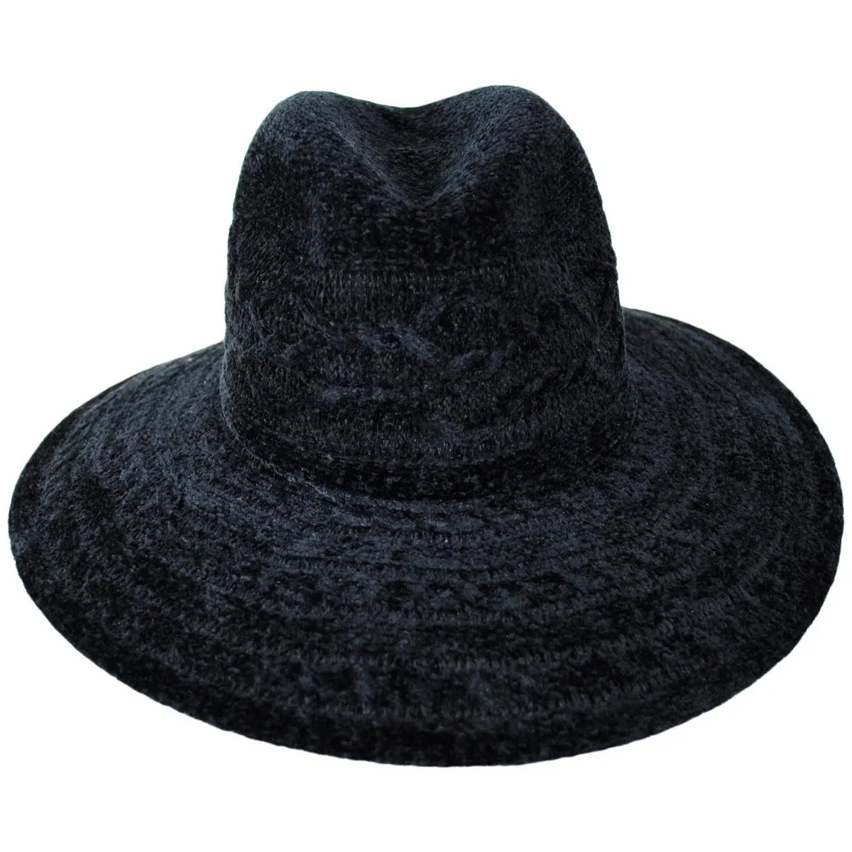 Nellie Chenille Knit Fedora Hat