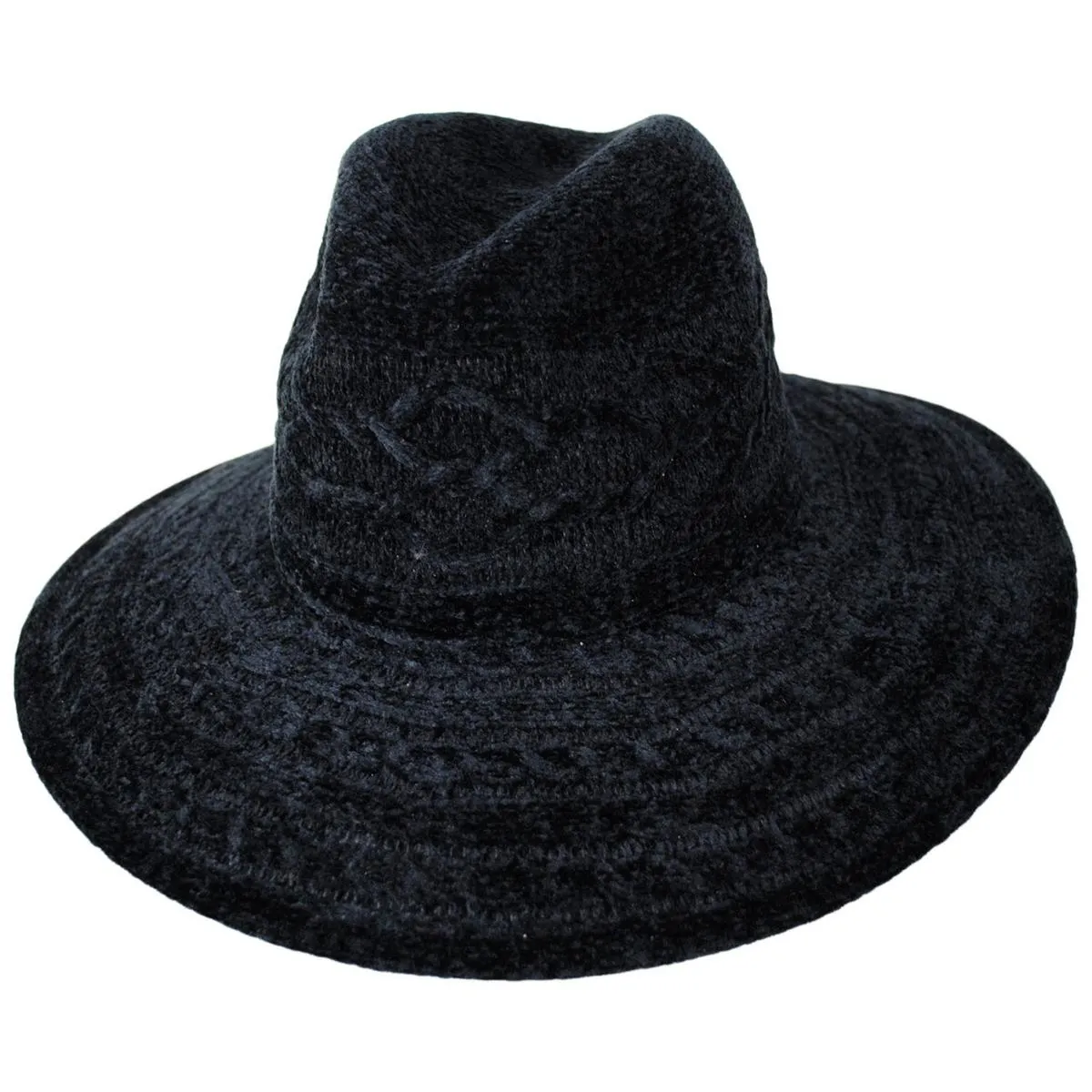 Nellie Chenille Knit Fedora Hat