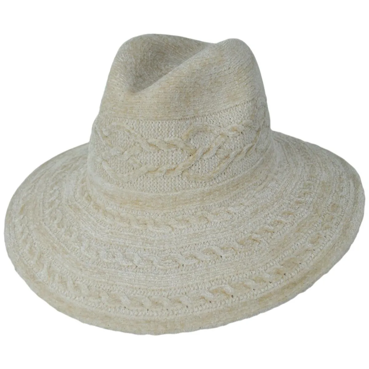 Nellie Chenille Knit Fedora Hat