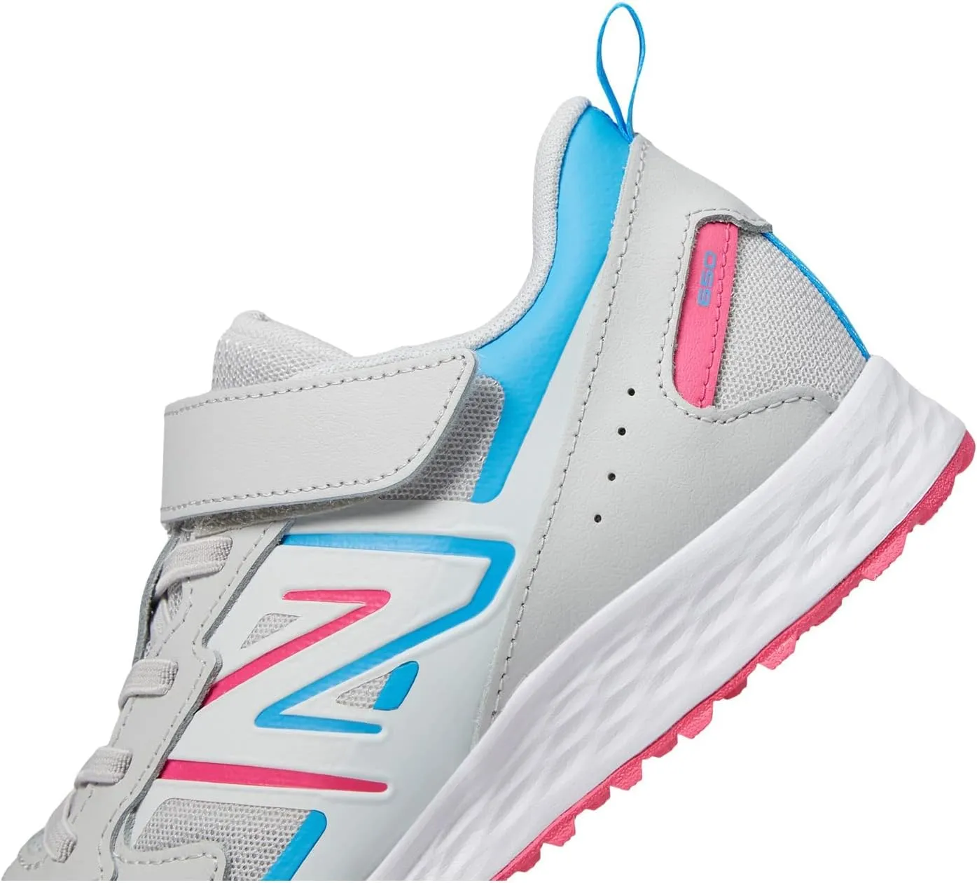 New Balance® Fresh Foam 650v1 Bungee Lace with Top Strap Shoes for Kids – Synthetic Upper – Mesh Lining