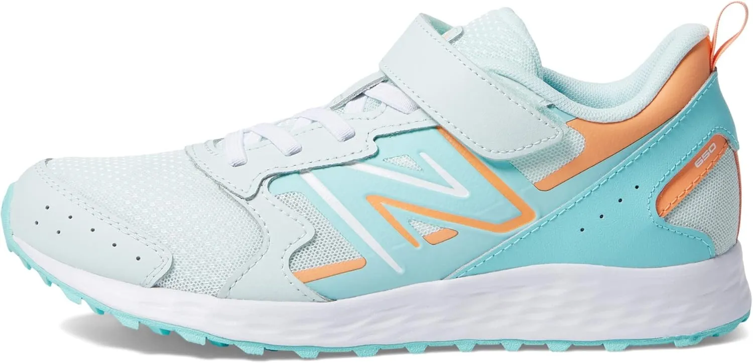 New Balance® Fresh Foam 650v1 Bungee Lace with Top Strap Shoes for Kids – Synthetic Upper – Mesh Lining