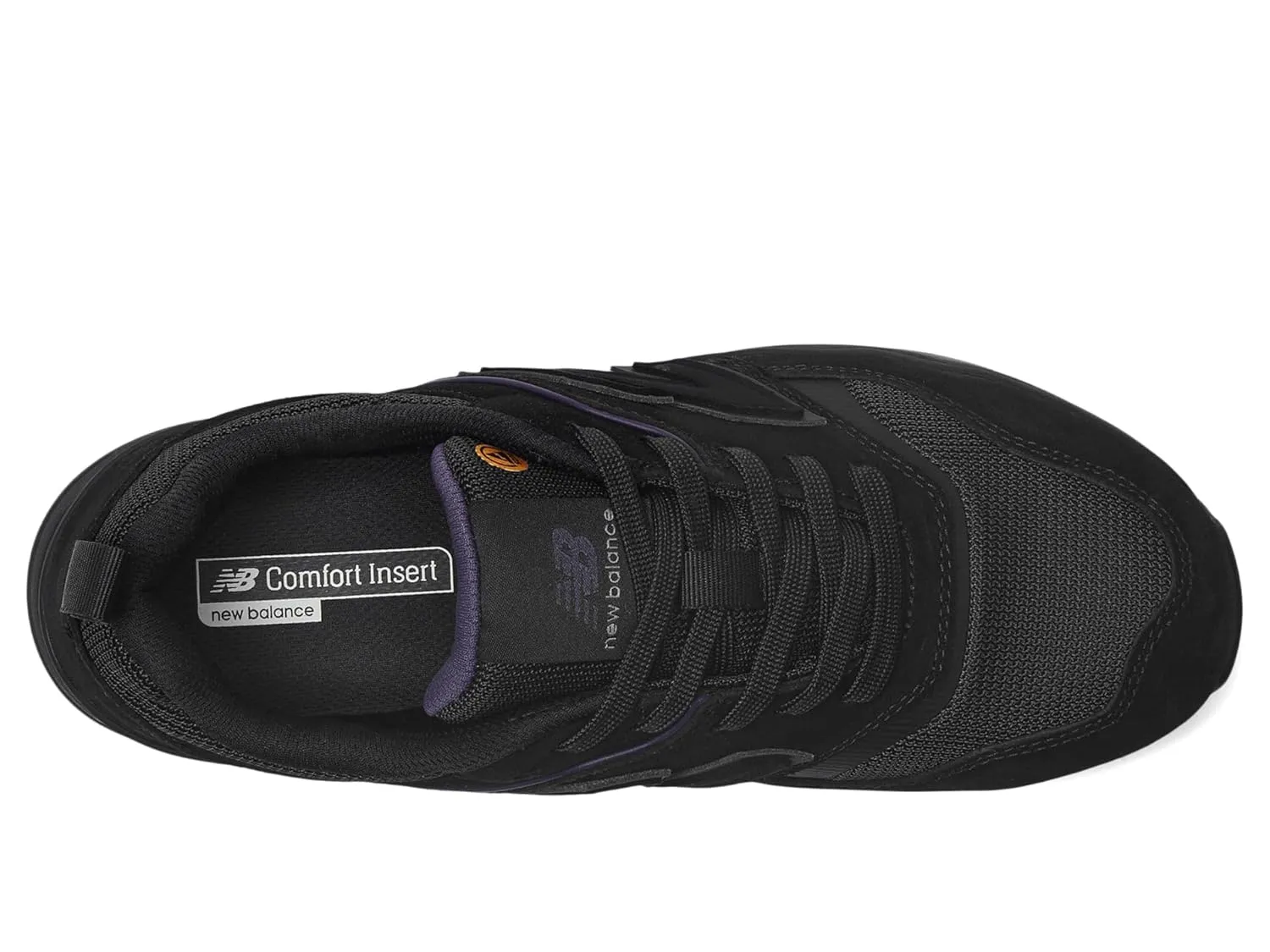 New Balance Women's Elite Lite Static Dissipative Medium Composite Toe, Industrial Work Shoe Lightweight & Slip Resistant, Black/Purple, 8.5