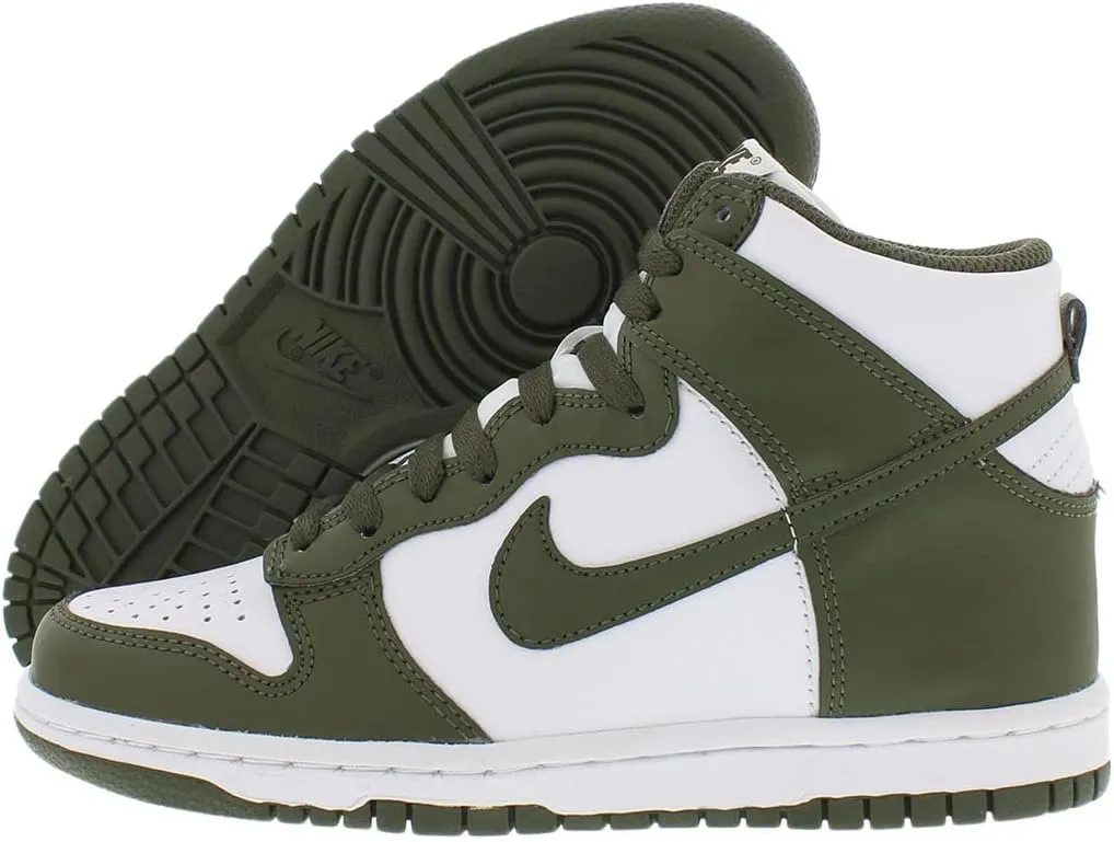 Nike Big Kid's Dunk Hi White/Midnight Navy (DH9751 100)