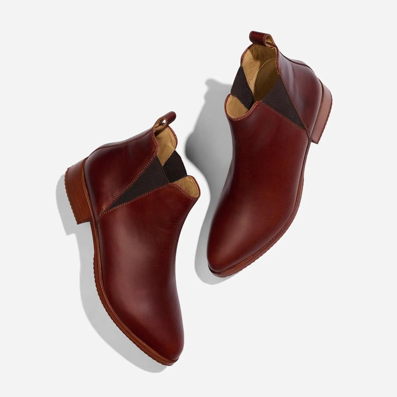 Nisolo Eva Everyday Chelsea Boots for Women, from Dressy Casual to Any Occasions, Water-Resistant & Breathable Leather Upper, Memory Foam Cushioned Insoles for Comfort, True to Size