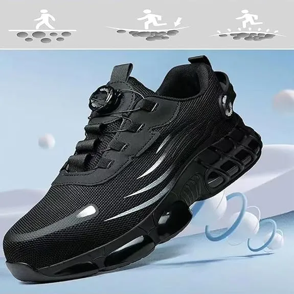 Noozier Safety Shoes, Noozier Safety Shoes Mens Steel Toe, Evontira Lightweight Comfortable Work Shoe
