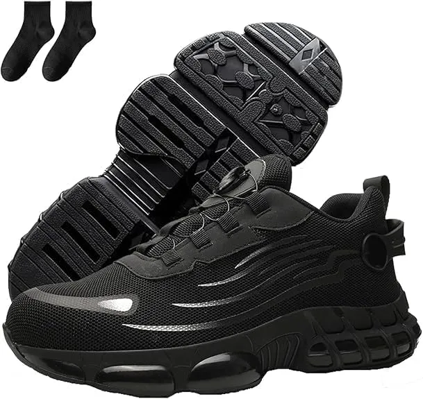 Noozier Safety Shoes, Noozier Safety Shoes Mens Steel Toe, Evontira Lightweight Comfortable Work Shoe