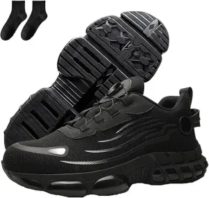 Noozier Safety Shoes, Noozier Safety Shoes Mens Steel Toe, Evontira Lightweight Comfortable Work Shoe