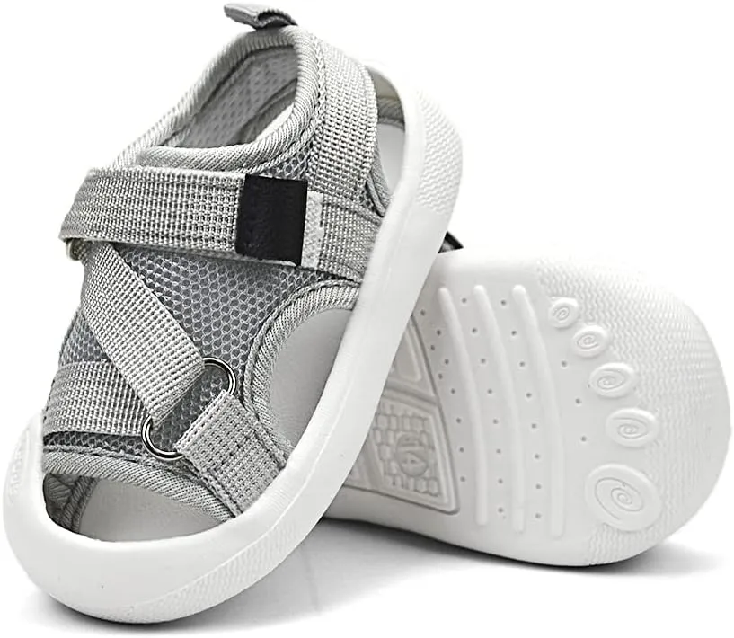OAISNIT Baby Boys Girls Sports Sandals Lightweight Anti-Slip Rubber Sole Beach Aquatic Water Shoes Summer Toddler First Walking Shoe
