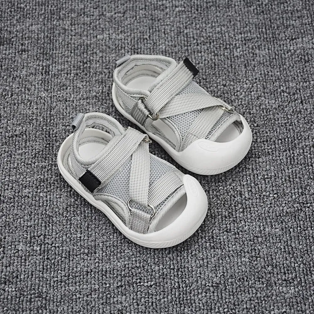 OAISNIT Baby Boys Girls Sports Sandals Lightweight Anti-Slip Rubber Sole Beach Aquatic Water Shoes Summer Toddler First Walking Shoe