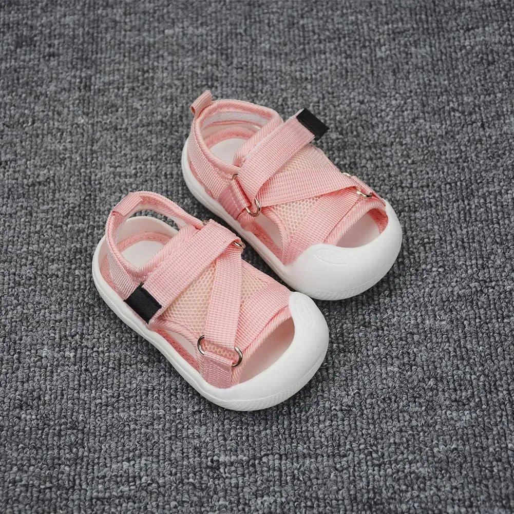 OAISNIT Baby Boys Girls Sports Sandals Lightweight Anti-Slip Rubber Sole Beach Aquatic Water Shoes Summer Toddler First Walking Shoe