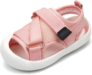 OAISNIT Baby Boys Girls Sports Sandals Lightweight Anti-Slip Rubber Sole Beach Aquatic Water Shoes Summer Toddler First Walking Shoe
